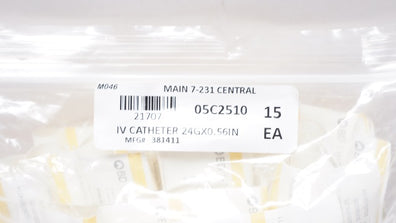 BD 381511 BD Insyte Autoguard Shielded IV Cath. 24Ga x 0.56inch - Pack of 15